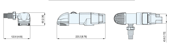 Помпа осушительная низкопрофильная, 12 В, 500GPH (1892,5 л/ч) Помпа осушительная низкопрофильная, 12 В, 500GPH (1892,5 л/ч)