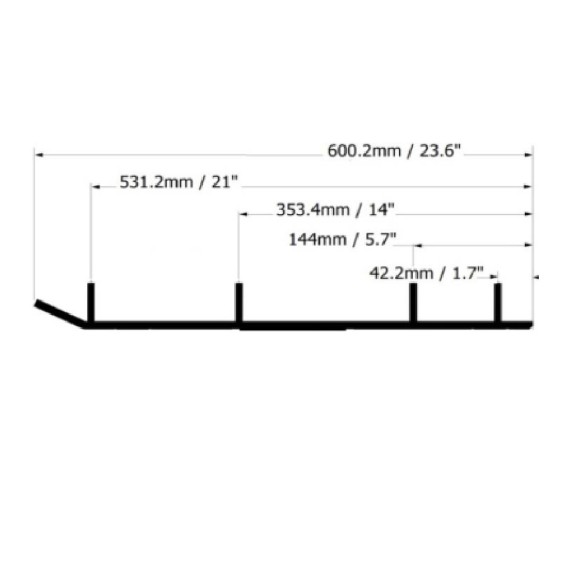 Коньки лыж Sledex для Yamaha