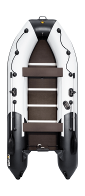 Надувная лодка ПВХ, Ривьера Компакт 3600 СК Комби, светло-серый/черный Надувная лодка ПВХ, Ривьера Компакт 3600 СК Комби, светло-серый/черный