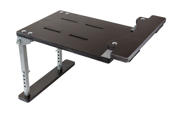 Опора регулируемая складная с фанерным основанием, креплением на ликтрос, занижение 60мм