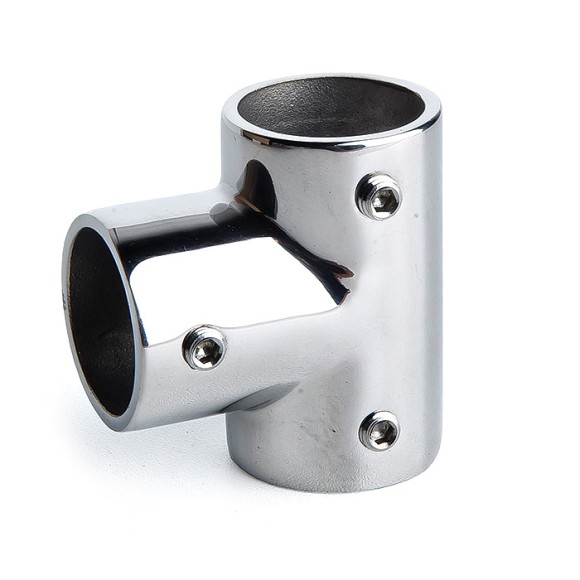 Тройник леера Т-образный 25.4мм, 90 град Тройник леера Т-образный 25.4мм, 90 град