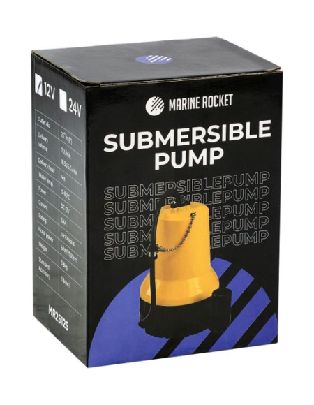Помпа осушительная Marine Rocket, 1100GPH (4163.5 л/ч), 12 В Помпа осушительная Marine Rocket, 1100GPH (4163.5 л/ч), 12 В