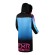Пальто FXR Warm-Up с утеплителем Black-Blue Fade/Electric Pink Fade, XL