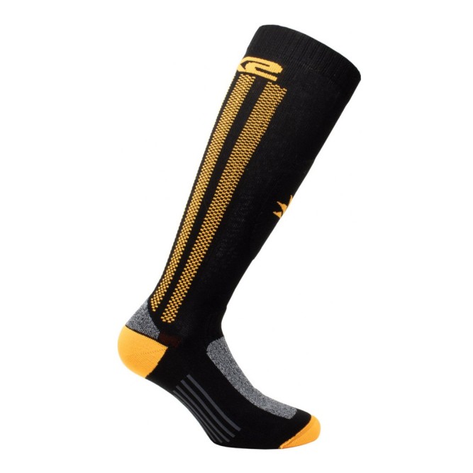 Носки SIXS MOT2 Black/Orange, 44/47