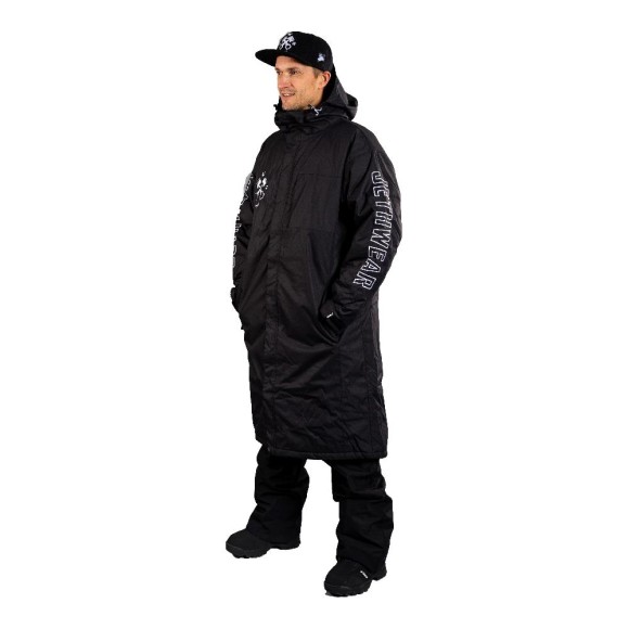Пальто Jethwear JW с утеплителем Black/White, L