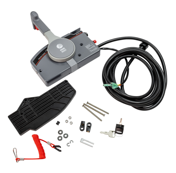 Дистанционное управление без гидроподъема, толкает газ, 7P, 5м (Yamaha 703), Marine Rocket