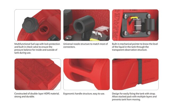 Бак топливный SeaFlo, 24 л, без переходника Бак топливный SeaFlo, 24 л, без переходника