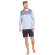 Лайкра с капюшоном JetPilot Venture L/S Hooded Hydro Tee Grey, 2XL