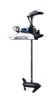 Троллинговый электромотор MakoShark 55 lbs/137 см/12v/GPS (электроякорь), белый