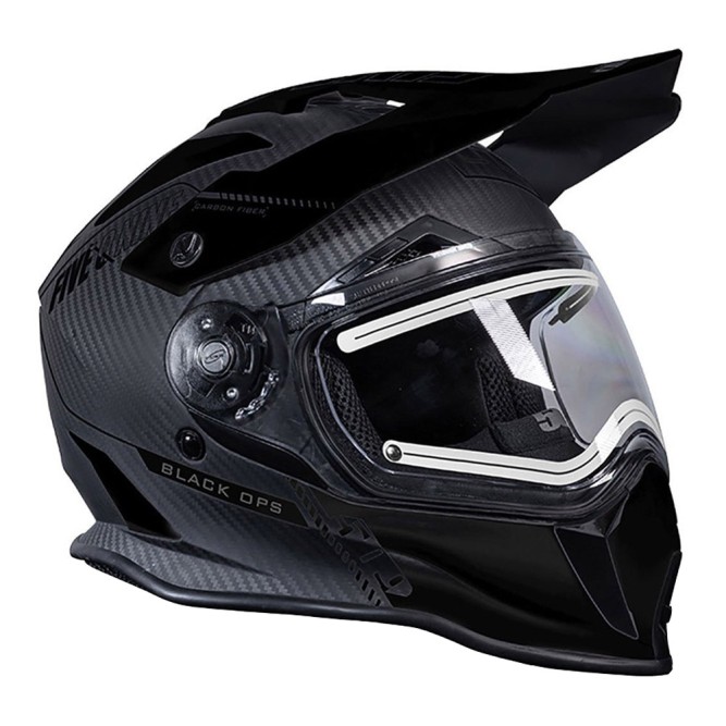 Шлем 509 Delta R3L Carbon с подогревом Black Ops, MD