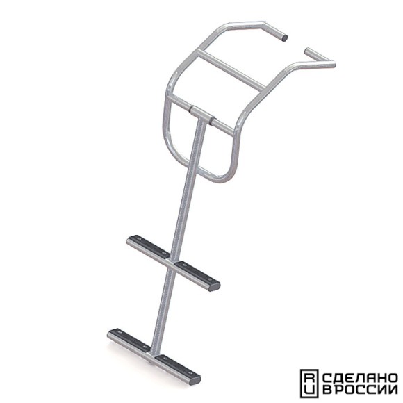 Трап дайверский для надувных лодок, 2 черных ступени (ширина 360 мм.)