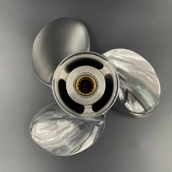 Гребной винт Yamaha 40-55, F30-60 (3X10 3/8X14) (Сталь) (POLASTORM MEGARA)