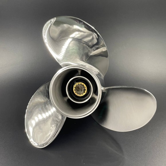 Гребной винт Yamaha 40-55, F30-60 (3X10 3/8X14) (Сталь) (POLASTORM MEGARA)