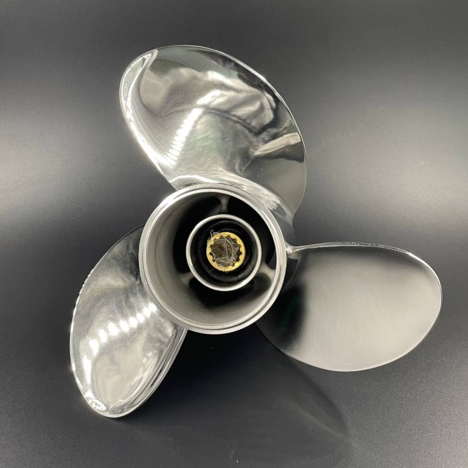 Гребной винт Yamaha 40-55, F30-60 (3X10 3/8X14) (Сталь) (POLASTORM MEGARA)