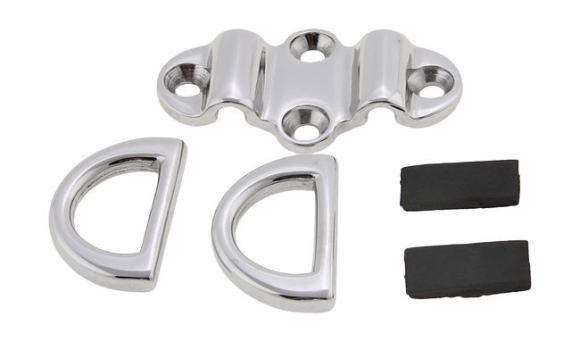 Обушок откидной с двойными полукольцами 6 мм Обушок откидной с двойными полукольцами 6 мм