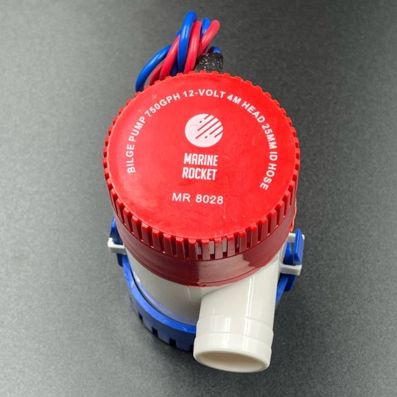 Помпа осушительная Marine Rocket, 750GPH (2838.75 л/ч), 12 В