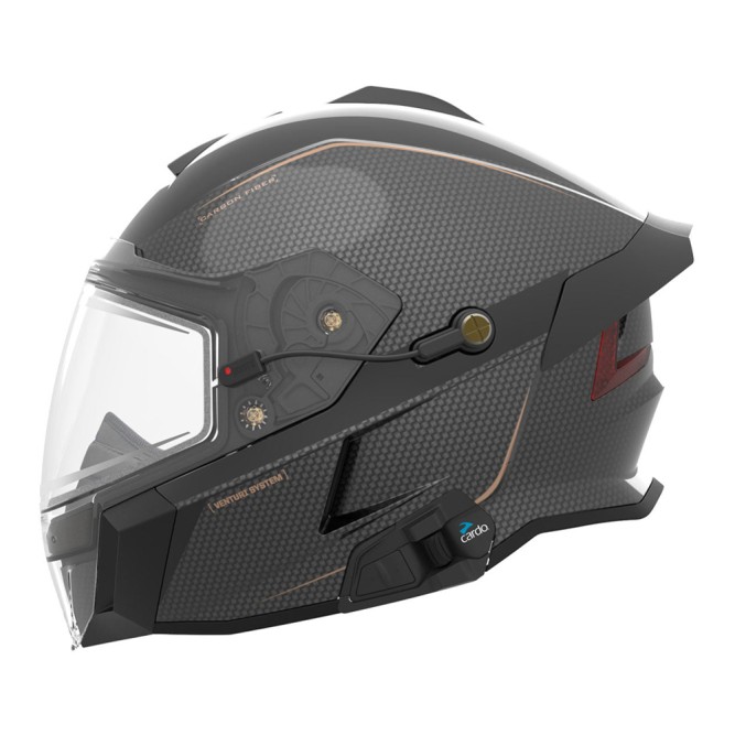 Шлем 509 Delta V Carbon Commander с подогревом Black Gold, 2X