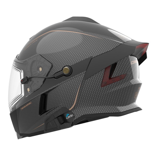 Шлем 509 Delta V Carbon Commander с подогревом Black Gold, 2X