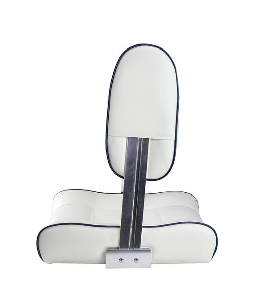 Кресло с перекидной спинкой, обивка белый винил