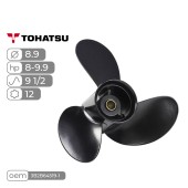 Винт гребной  Skipper для Tohatsu 8-9.9HP алюминиевый, диаметр - 8.9", шаг 9 1/2" Винт гребной  Skipper для Tohatsu 8-9.9HP алюминиевый, диаметр - 8.9", шаг 9 1/2"