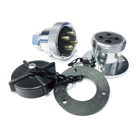 Разъем палубный 4 полюса, 5А Разъем палубный 4 полюса, 5А