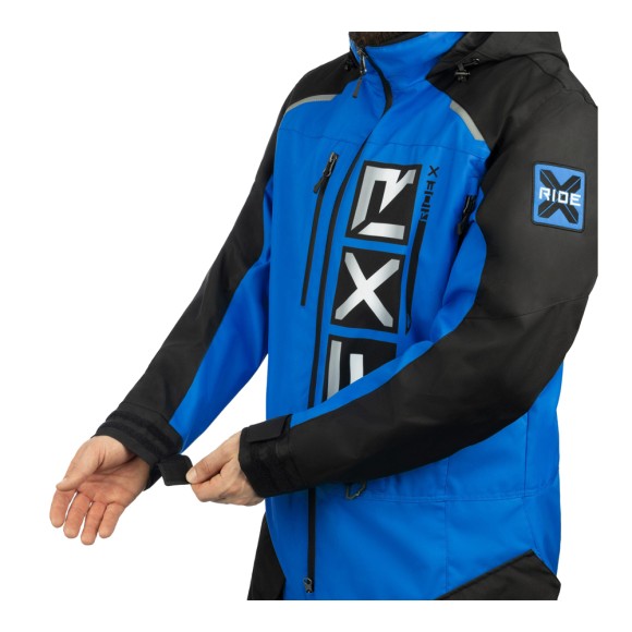 Комбинезон FXR Recruit F.A.S.T. с утеплителем Black/Blue, 2XL