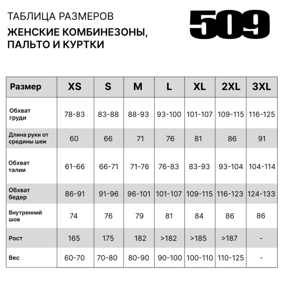 Комбинезон 509 Allied без утеплителя Black, MD