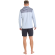 Лайкра с капюшоном JetPilot Venture L/S Hooded Hydro Tee Grey, 3XL