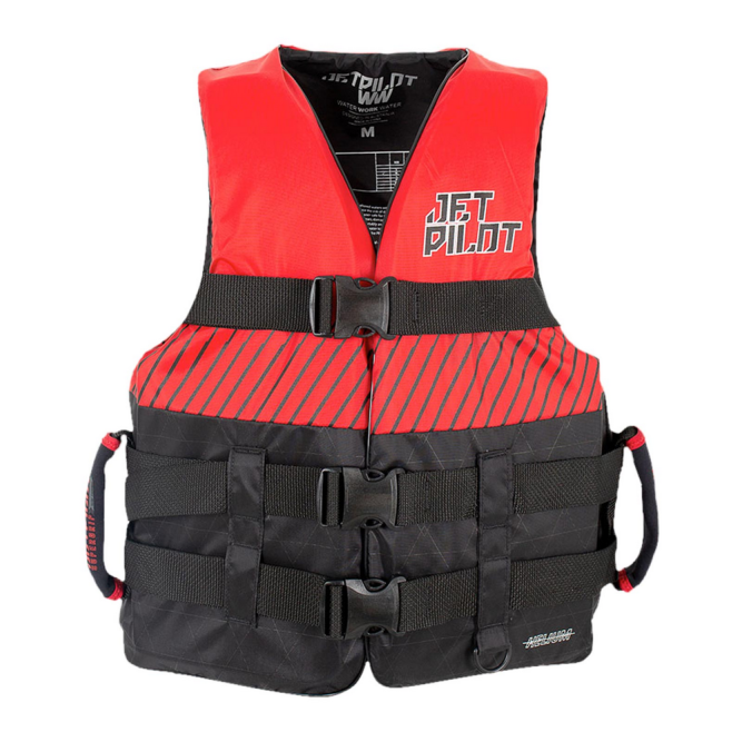 Жилет страховочный JetPilot Helium F/E Nylon Vest Black/Red, L/XL