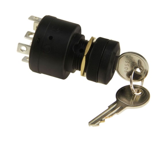 Замок зажигания с ключом и защитным колпачком Замок зажигания с ключом и защитным колпачком