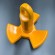 Якорь речной 3-х лепестковый (Оранжевый) с ПВХ покрытием 4.5кг (Allshine)