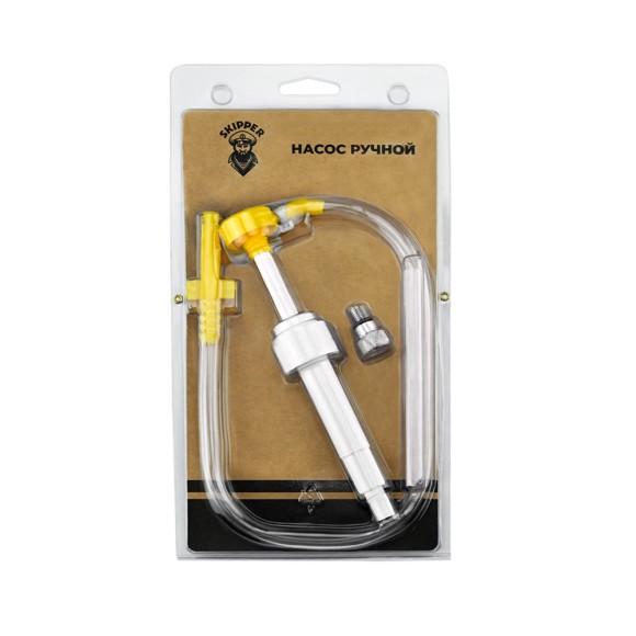 Насос ручной Skipper для замены масла в редукторе ПЛМ для Yamaha с металлический адаптер