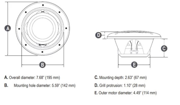 Морская акустика BOSS MR60B