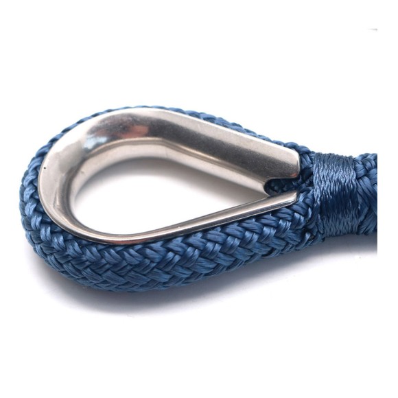 Трос (конец) якорный Skipper плетеный, 12мм, нейлон 50м, синий