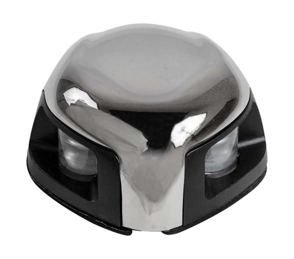 Огонь ходовой комбинированный светодиодный, нержавеющий корпус 12 В