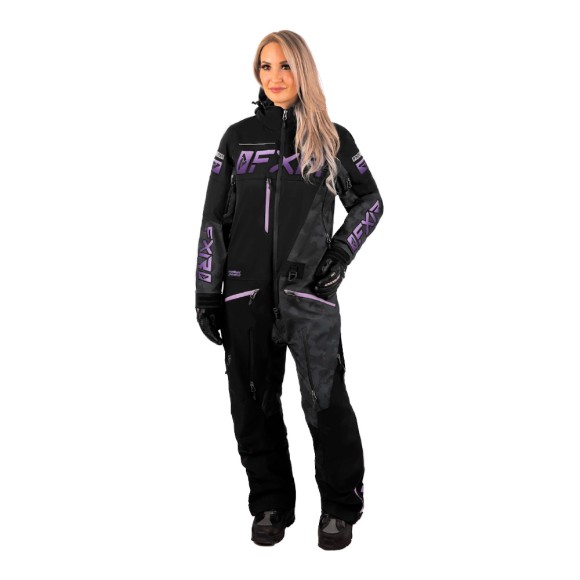 Комбинезон FXR Ranger Instinct без утеплителя Black Camo/Lilac Fade, 4