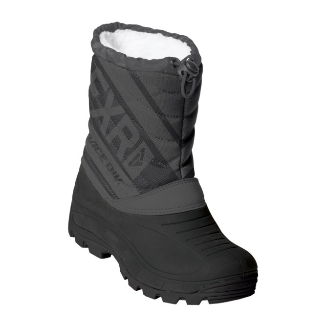 Детские ботинки FXR Octane с утеплителем Black/Charcoal, 2/33
