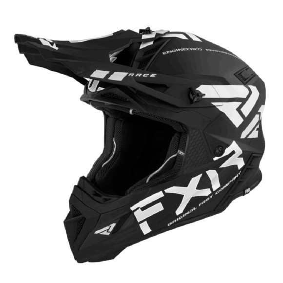 Шлем FXR Helium Race Div Black/White, M