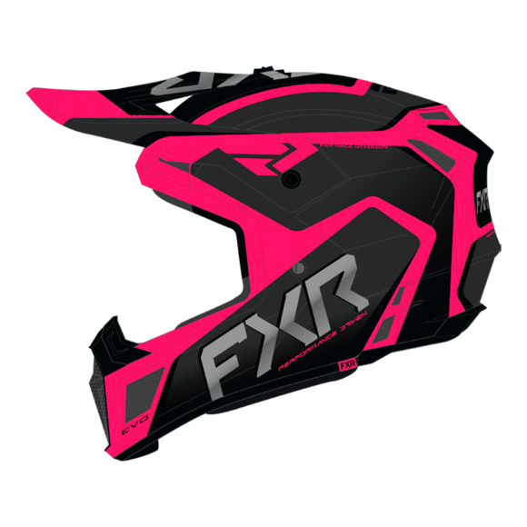 Шлем FXR Youth Clutch Evo Black/Razz, S Шлем FXR Youth Clutch Evo Black/Razz, S