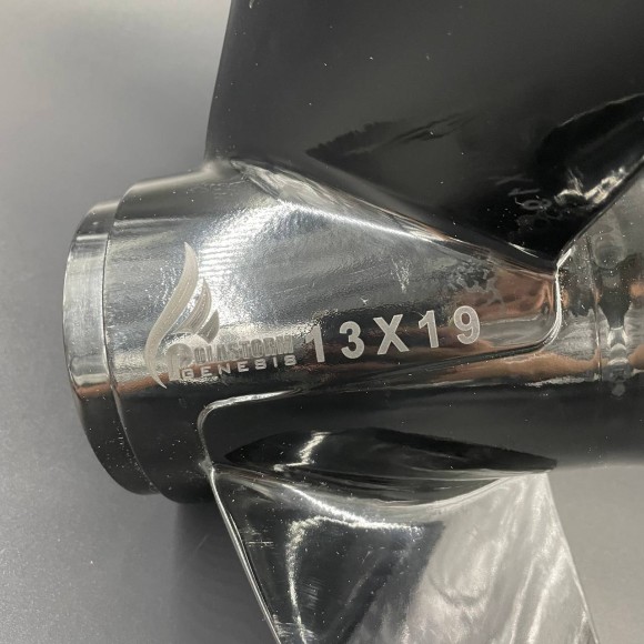 Гребной винт Suzuki DT75-DT140, DF60-DF70 (3x13x19) (Острая лопасть) (Polastorm Yanta)