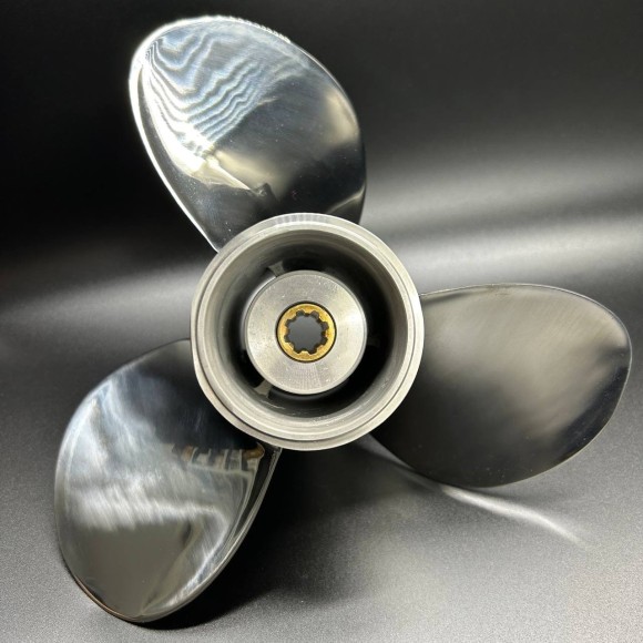 Гребной винт Yamaha 9.9-15, F9.9-F20 Sema (3x9 1/4x12) (Сталь) (Polastorm)