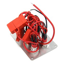 Панель управления 5+1 ‑ кнопочная 15А с LED‑подсветкой (вкл/выкл), AISI304