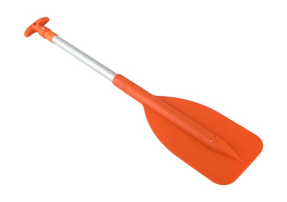 Весло телескопическое мини оранжевое 56-107см
