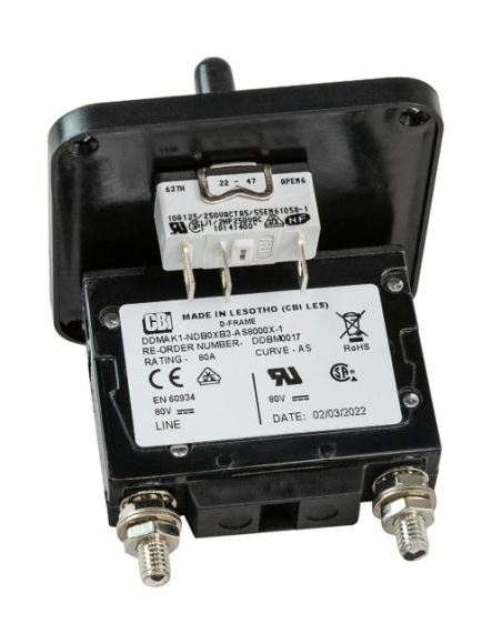 Панель управления якорной лебедкой Quick, с автоматическим выключателем 80A, Quick Панель управления якорной лебедкой Quick, с автоматическим выключателем 80A, Quick