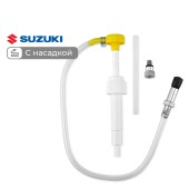 Насос ручной Skipper для замены масла в редукторе ПЛМ для Suzuki c металлическим адаптером