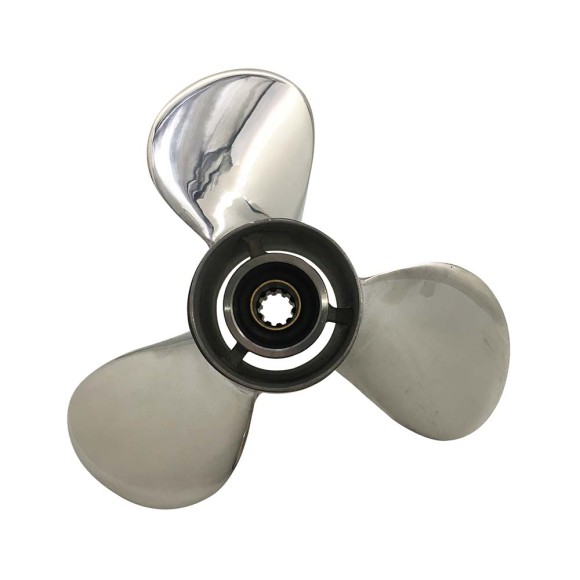 Винт гребной Skipper для Mercury 9,9-25HP Нержавеющая сталь, диаметр - 10  3/8", шаг 13