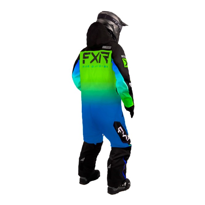Комбинезон FXR Helium без утеплителя Lime-Blue Fade/Black, S
