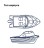 Тент транспортировочный для лодок длиной 5,0-5,3 м типа Cabin Cruiser