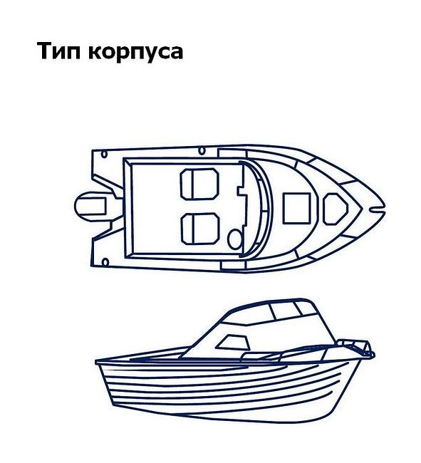 Тент транспортировочный для лодок длиной 5,0-5,3 м типа Cabin Cruiser