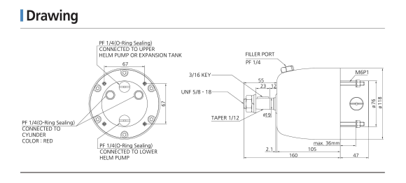 Гидравлическая система рулевого управления для Alpha/Bravo (Power Assist), Sea First Гидравлическая система рулевого управления для Alpha/Bravo (Power Assist), Sea First
